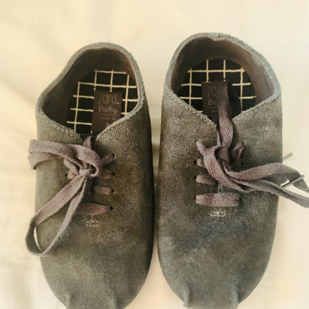 Zara Gray Baby Walker Shoes